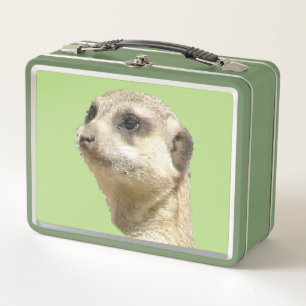 Caja de almuerzo de Personalizable Cute Meerkat