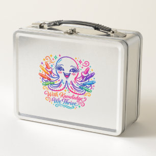 Caja de almuerzo de pulpo lindo para el regreso a