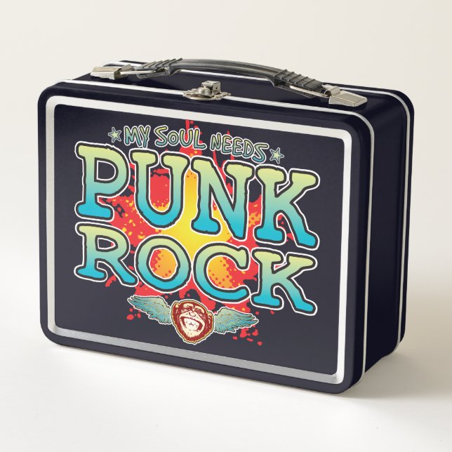 Caja de almuerzo de Soul Rock punk (Anverso)