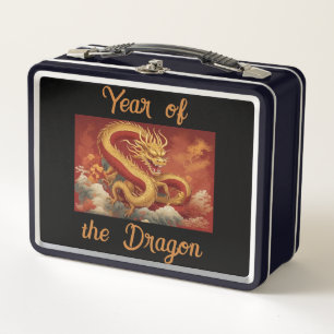 Caja de almuerzo del año del dragón