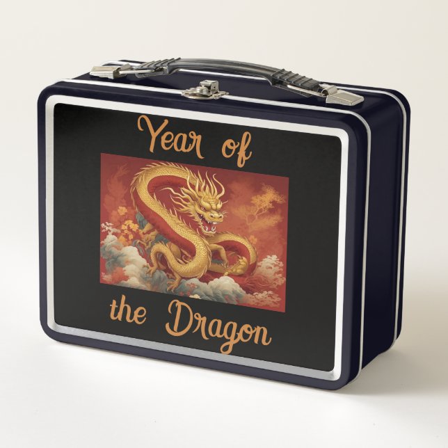 Caja de almuerzo del año del dragón (Anverso)