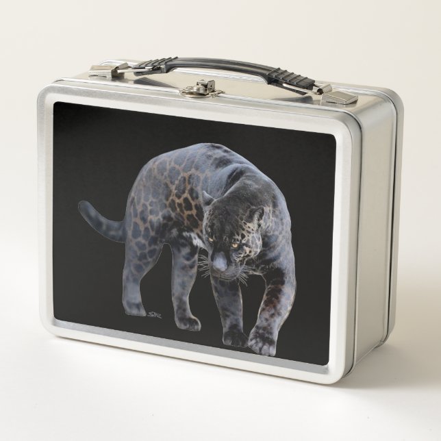 Caja de almuerzo inoxidable de Jaguar Diablo (Anverso)