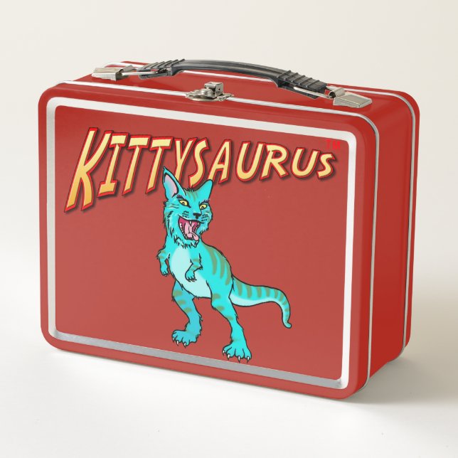 CAJA DE ALMUERZO KITTYSAURUS™ (Anverso)