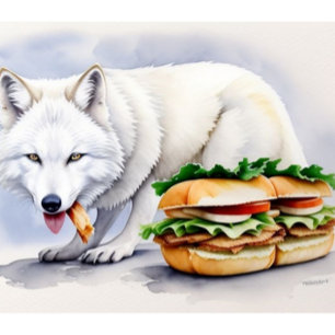 Caja de almuerzo Lobo & Sandwich