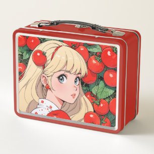 Caja de almuerzo metalizado/cosmética