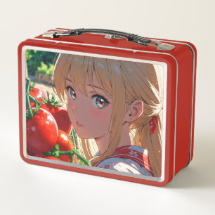 Caja de almuerzo metalizado/cosmética