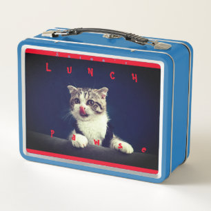Caja de almuerzo Metalizado de bonito Kitten