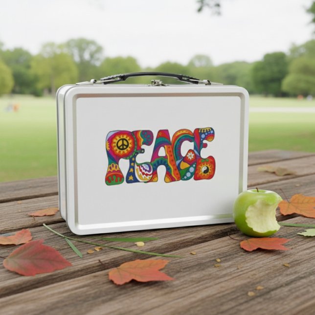 Caja de almuerzo Metalizado de paz (Subido por el creador)