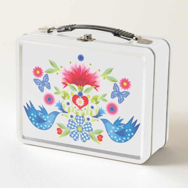 Caja de almuerzo Metalizado FolkFest (Anverso)