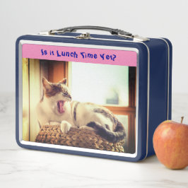 Caja de almuerzo Metalizado para animales de gato