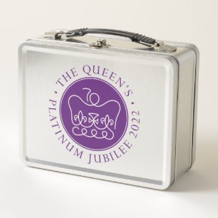 Caja de almuerzo Metalizado Queen's Platinum Jubil
