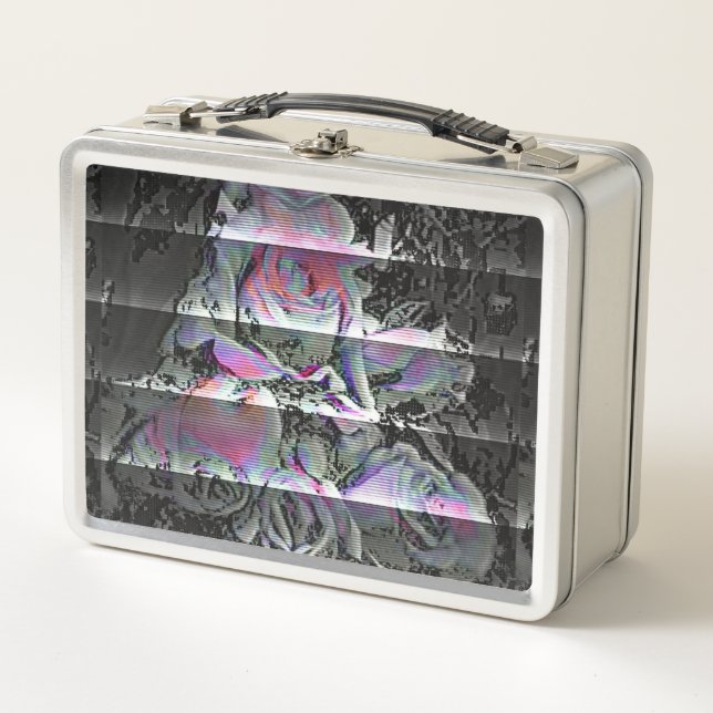 Caja de almuerzo Metalizado Techno Bouquet (Anverso)