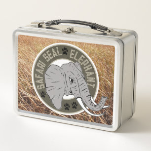 Caja de almuerzo para vida silvestre Elephant Safa