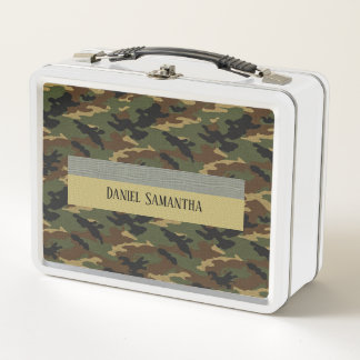 Caja de almuerzo patriótica personalizada con nomb