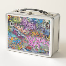 Caja de almuerzo personalizada - Arte callejero