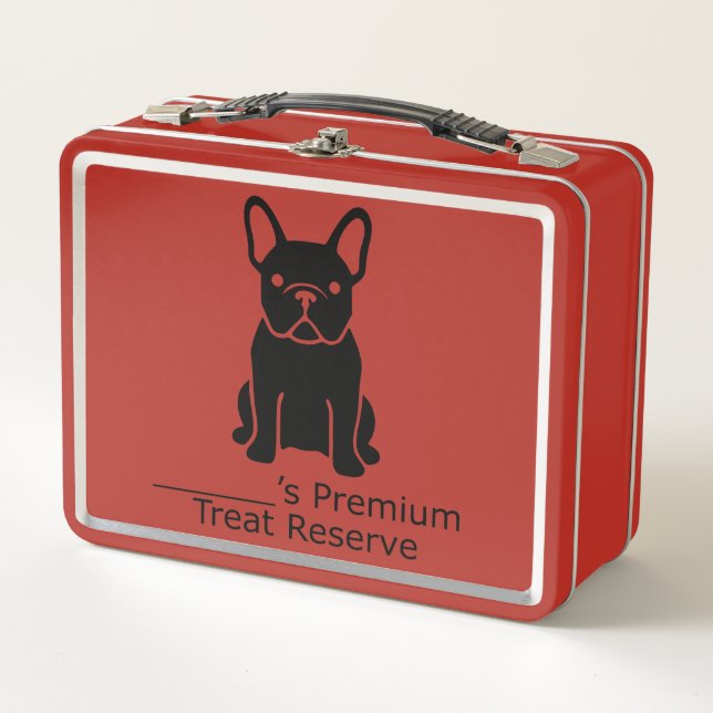 Caja de almuerzo personalizada de Frenchie - Tote  (Anverso)