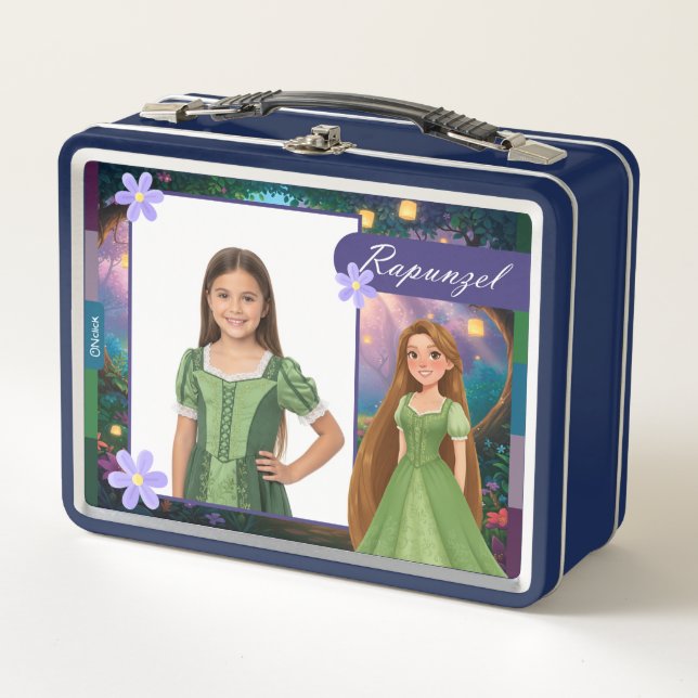 Caja de almuerzo personalizada de Rapunzel (Anverso)