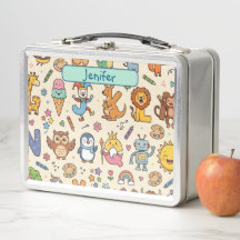 Caja de almuerzo personalizada para niños Alphalan