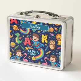 Caja de almuerzo personalizada para niños Alphalan