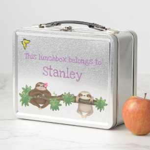 Caja de almuerzo personalizada Stanley Sloth (púrp