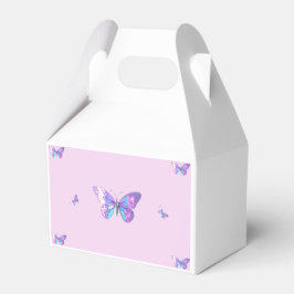 Caja de bonito Holográfica de papel de mariposa
