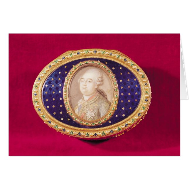 Caja de cambios con una miniatura retrato de Luis (Anverso (Horizontal))