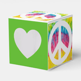 Caja de cambios de signo de paz de Hippy