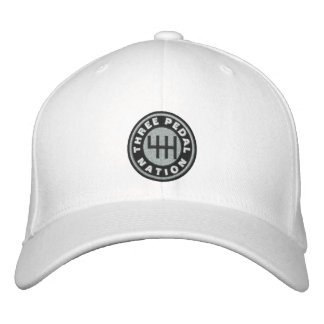 Caja de cambios manual, Gorra con bordado de dos c