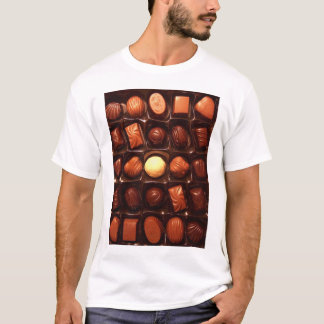 Caja de camiseta de los chocolates