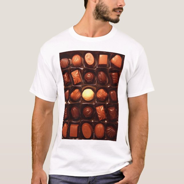 Caja de camiseta de los chocolates (Anverso)