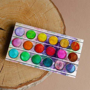 Caja de color colorida de la pintura de la