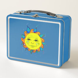 Caja de comida clásica Hello Sunshine Metal
