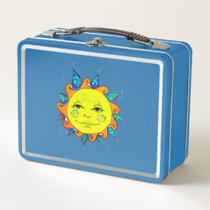 Caja de comida clásica Hello Sunshine Metal