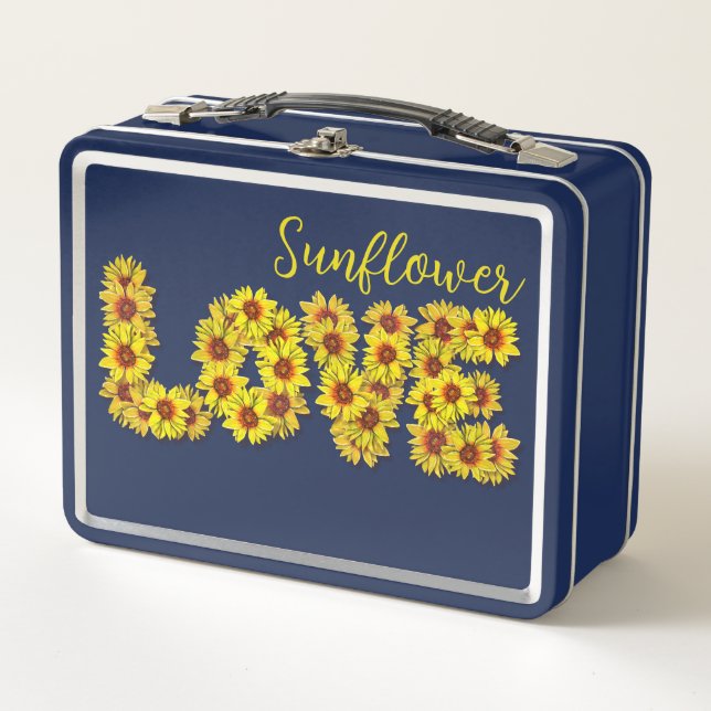 Caja de Comida de Amor de Girasol (Anverso)