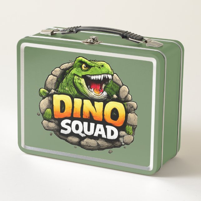 Caja de Comida de Dino Squad (Anverso)