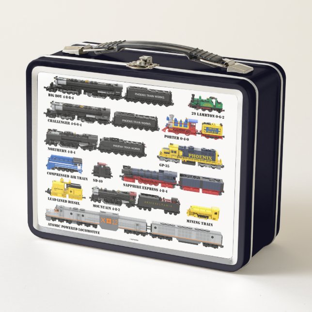 Caja de comida de la colección de trenes PTW (Anverso)