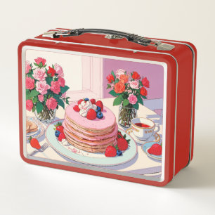 Caja de comida de metal