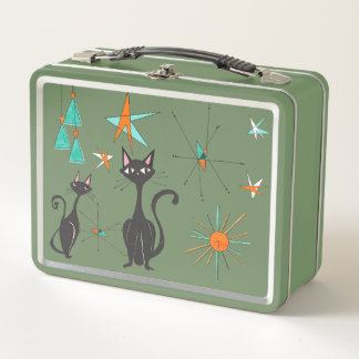 Caja de comida de metal Atomic Cats