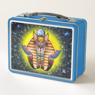 Caja de comida de metal Bastet