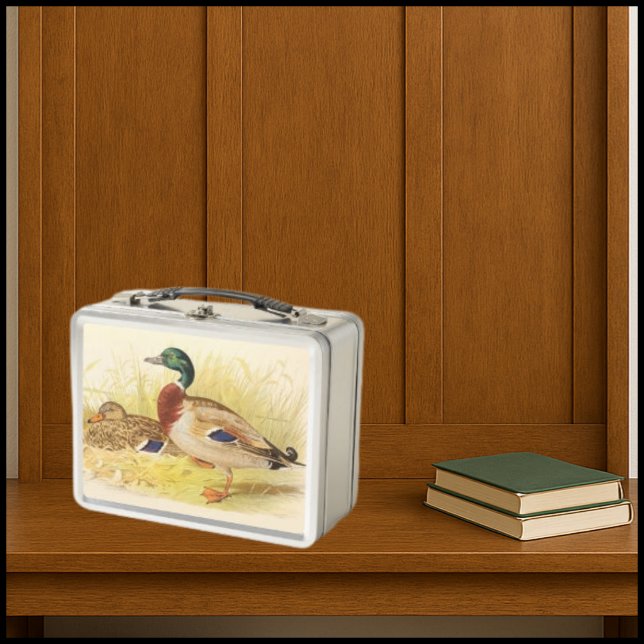 Caja de comida de metal de patos silbones (Subido por el creador)