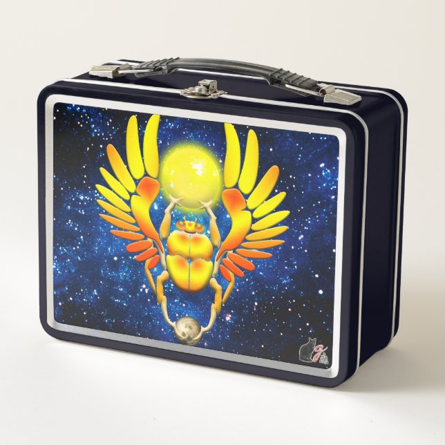 Caja de comida de metal Escarabajo (Anverso)