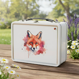 Caja de comida de metal Fox