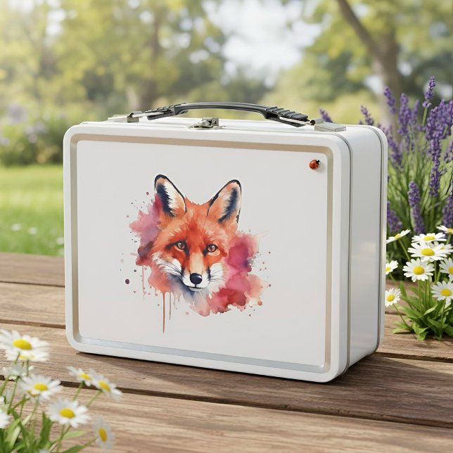 Caja de comida de metal Fox (Subido por el creador)