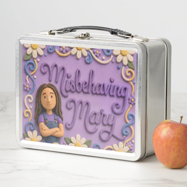 Caja de comida de metal Mary descarada (In situ)