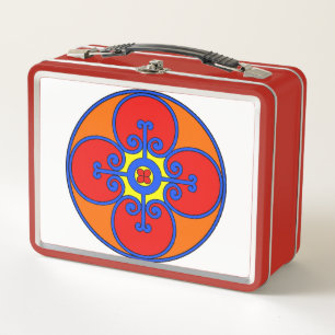 Caja de comida de metal mediterráneo de Sicilia
