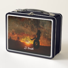 Caja De Comida De Regalo De Niña En Neumático