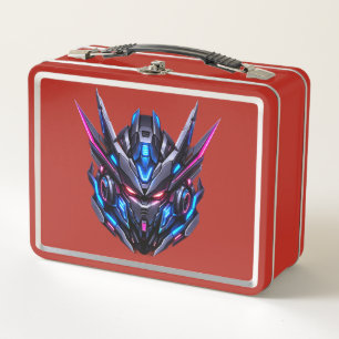 Caja de comida de robot cibernético
