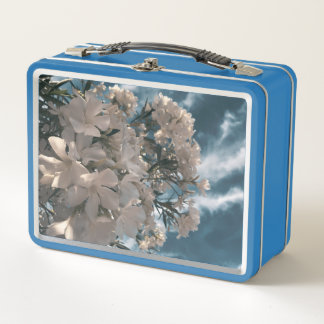 Caja de comida Flores Azules