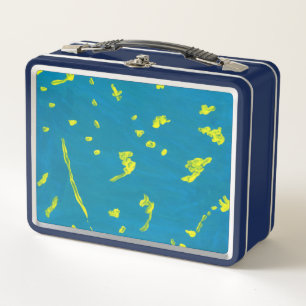 Caja de comida metálica cielo estrellado