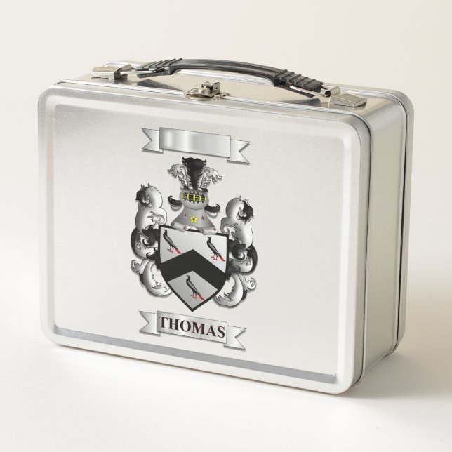 Caja De Comida Para Llevar Thomas Apellido De Fami (Anverso)
